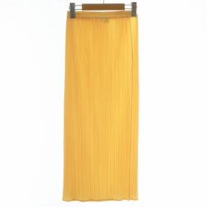 ISSEY MIYAKE プリーツスカート 1 オレンジ PP12-JG401