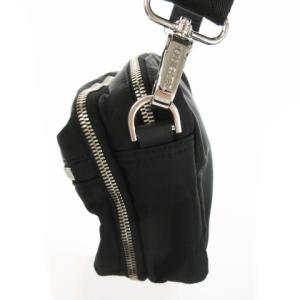 DIESEL FARAH ファラー ショルダーバッグ ナイロン ロゴ刺繍 黒 ブラック /AO8 GY18