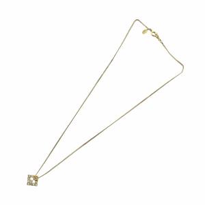 GIVENCHY ネックレス アクセサリー ペンダント ラインストーン ロゴ刻印 ゴールド色 GY18 /MQ