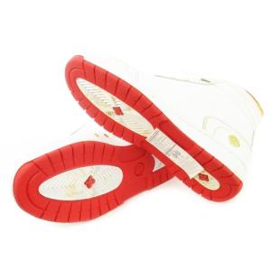 Timberland ブーツ ハイカット スニーカー レースアップ 刺繍 ゴールドステッチ 26.5cm 白 ホワイト /CK22