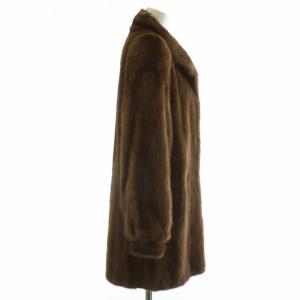 SAGA MINK 銀サガ Belle Vison ファーコート ミンク 9 ブラウン