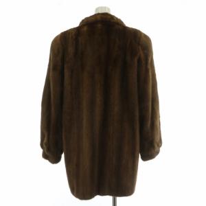 SAGA MINK 銀サガ Belle Vison ファーコート ミンク 9 ブラウン