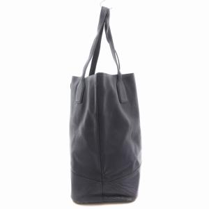 TORY BURCH トートバッグ レザー ロゴ 紺 ネイビー /UD GY13