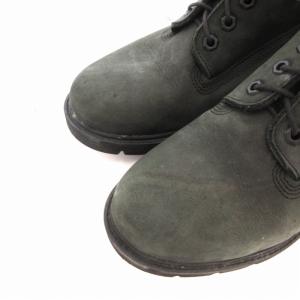 Timberland 10042 ワークブーツ ハイカット スエード 8.5 26.5cm ダークグリーン /UD GY13