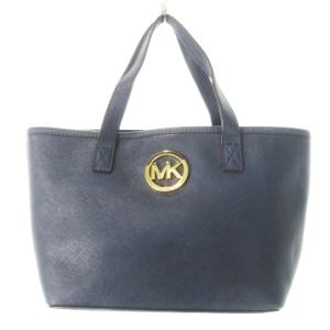トートバッグ ハンドバッグ ミニ レザー 革 MKロゴ 紺 ネイビー 35F3GTVT1L /CK20
