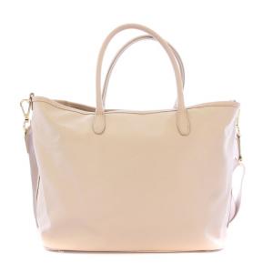 TOCCA ハンドバッグ ショルダー 2WAY レザー リボン ロゴ ピンク /XZ GY18