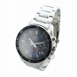 CASIO エディフィス EDIFICE タグ付き 腕時計 ウォッチ クォーツ クロノグラフ カレンダー付き 黒文字盤