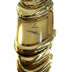 バングルウォッチ クォーツ 2針 ゴールドカラー 4N20-5450