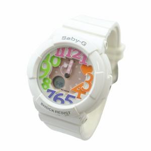 CASIO ベビージー BABY-G 腕時計 ウォッチ クォーツ ピンク文字盤 ロゴ 白 ホワイト BGA-131