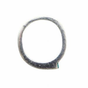 HERMES 指輪 アクセサリー リング Silver925 ロゴ 7号 シルバー色 GY17 /MQ OH