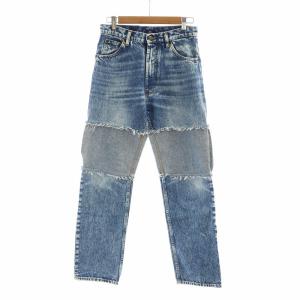 21SS Spliced Recycled デニム パンツ 再構築 36