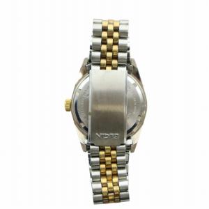 ELGIN デラックス DELUXE 腕時計 ウォッチ クォーツ カレンダー付き ロゴ ゴールド色 シルバー色 FK284