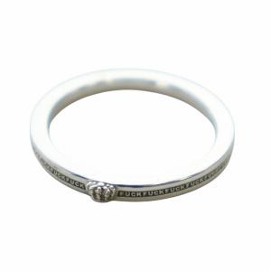 D-CIPHER リング FUCK 指輪 クラウン ロゴ アクセサリー Silver925 13号 シルバー色