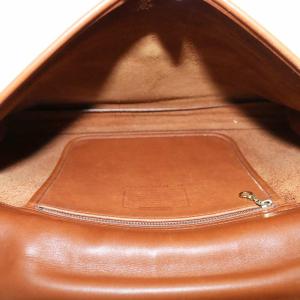 COACH オールドコーチ USA製 ビジネスバッグ ブリーフケース レザー ターンロック 茶色 ブラウン /XZ