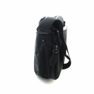Agnes b. VOYAGE ショルダーバッグ 斜め掛け ナイロン ロゴ 黒 ブラック GY11 /MQ