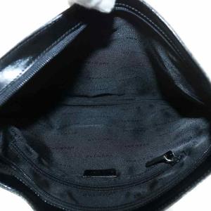 BVLGARI ロゴマニア ショルダー バッグ サコッシュ デニム キャンバス レザー 斜め掛け 総柄 黒 ブラック /XZ