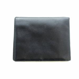 Christian Dior 二つ折り財布 ウォレット レザー ロゴ 黒 ブラック GY18 /MQ OH