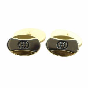 GUCCI カフスボタン アクセサリー ロゴ ロッキングG ゴールド色 シルバー色 GY11 /MQ OH