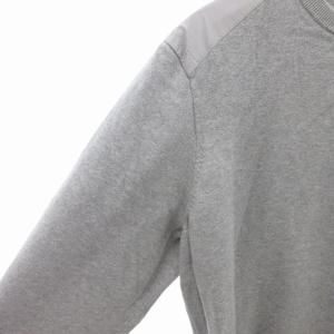 POLO RALPH LAUREN スウェット トレーナー ロゴ ナイロン切替 XL グレー /JS GY18