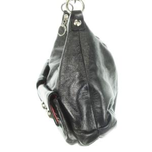 COACH POPPY スウィング ハンドバッグ ワンハンドル レザー シルバー金具 黒 ブラック 14561 /AH18