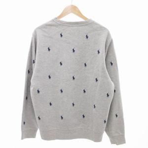 POLO RALPH LAUREN ロゴスウェット トレーナー ポニー刺繍 L グレー /JS GY18
