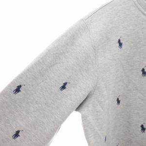 POLO RALPH LAUREN ロゴスウェット トレーナー ポニー刺繍 L グレー /JS GY18