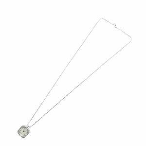 SEIKO 2320-0930 ペンダントウォッチ 腕時計 クォーツ 白文字盤 ローマン スクエア GP シルバー色