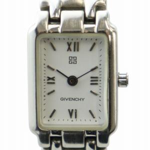 RC.09.XVI  腕時計 ウォッチ クォーツ スクエア 白文字盤 ローマン ロゴ シルバー色 GY18