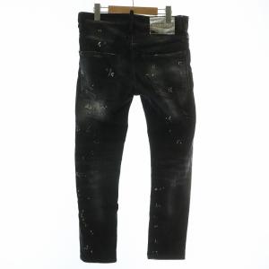DSQUARED2 デニムパンツ ダメージ加工 ペイント加工 42