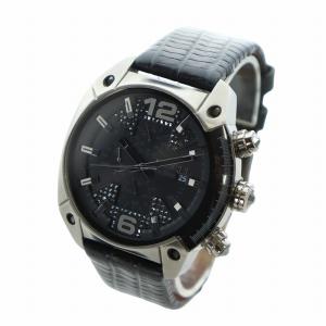 DIESEL 腕時計 ウォッチ クォーツ カレンダー付き 黒文字盤 クロノグラフ 黒 ブラック DZ-4372 GY18