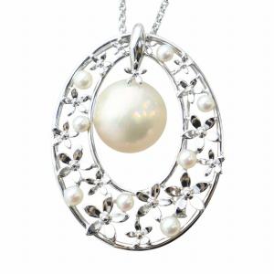 TASAKI 田崎 ネックレス ピンブローチ 2WAY マベパール ベビーパール Silver925