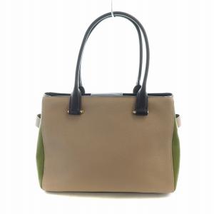 COACH スワッガー トートバッグ ハンド レザー シボ革 ロゴ ベージュ カーキ 36514 GY18 /MQ
