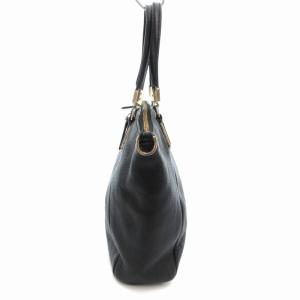 COACH ハンドバッグ ショルダー 2WAY レザー ロゴ 黒 ブラック GY18 /TZ
