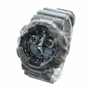CASIO G-SHOCK 腕時計 ウォッチ クォーツ カレンダー付き ロゴ アナデジ グレー GA-100CM GY18 /MQ