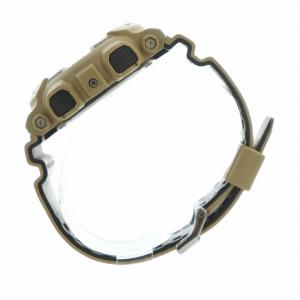 CASIO G-SHOCK 腕時計 ウォッチ クォーツ 黒文字盤 アナデジ カレンダー付き ロゴ 茶 ブラウン GA-100L GY18