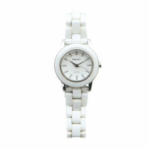 DKNY 腕時計 ウォッチ クォーツ 白文字盤 ロゴ 白 ホワイト NY-8295 GY18 /MQ