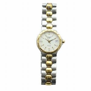 Longines ジャンク品 CONQUES コンクエスト 腕時計 ウォッチ クォーツ デイト カレンダー付き 白文字盤
