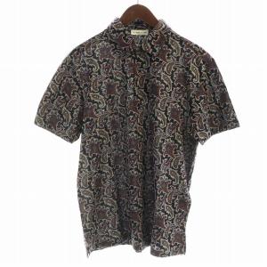 ポロシャツ ペイズリー L マルチカラー
