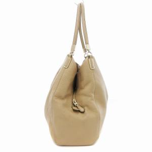 COACH ショルダーバッグ レザー ロゴ ベージュ /JS GY18