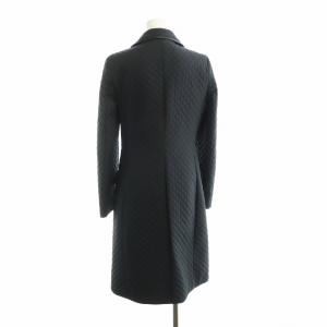 Salvatore Ferragamo キルティングコート シルク 40 ブラック