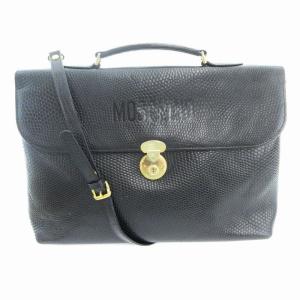 ブリーフケース ビジネスバッグ ショルダー 2WAY レザー 黒 ブラック /AE GY18