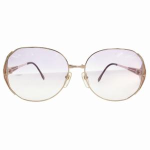 YVES SAINT LAURENT サングラス メガネ アイウェア グラーデーションレンズ ロゴ 紫 パープル ゴールドカラー 31-6603