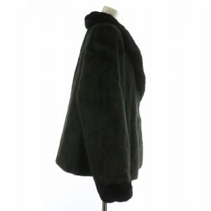 SAGA MINK 金サガ シュヴァレーヌ CHEVAREINE ファーコート アウター 毛皮 ミンク ミドル 肩パッド F