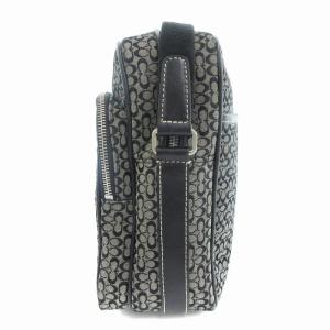 COACH ショルダーバッグ シグネチャー キャンバス レザー ダークグレー /AE GY18