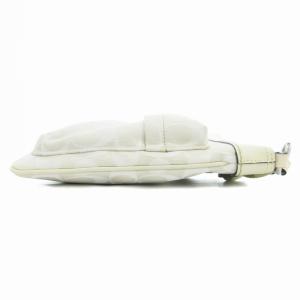 COACH 美品 ショルダーバッグ ポシェット シグネチャー キャンバス レザー アイボリー 6442 /AE GY18