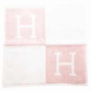 美品 カレタオル アヴァロン ハンカチ ハンドタオル パイル地 バイカラー 白 ホワイト ピンク /GV