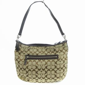 COACH ハンドバッグ ショルダー 2WAY シグネチャー キャンバス レザー ベージュ F29941 /AE GY18