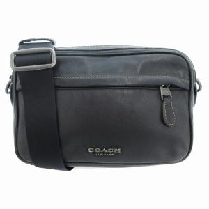 ショルダーバッグ クロスボディ ロゴ レザー 黒 ブラック F39946 /AE GY18