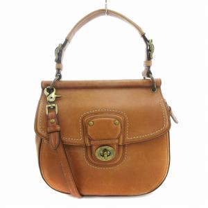 ハンドバッグ ショルダー 2WAY レザー 茶 ブラウン 19132 /AE GY18