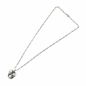 GEORG JENSEN 1994 イヤー ネックレス アクセサリー ペンダント ロゴ Silver925 シルバー色 30673